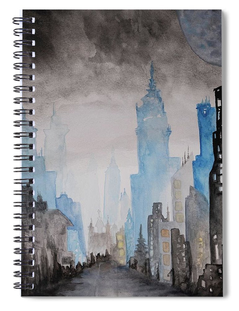 A City Without - Spiral Notebook