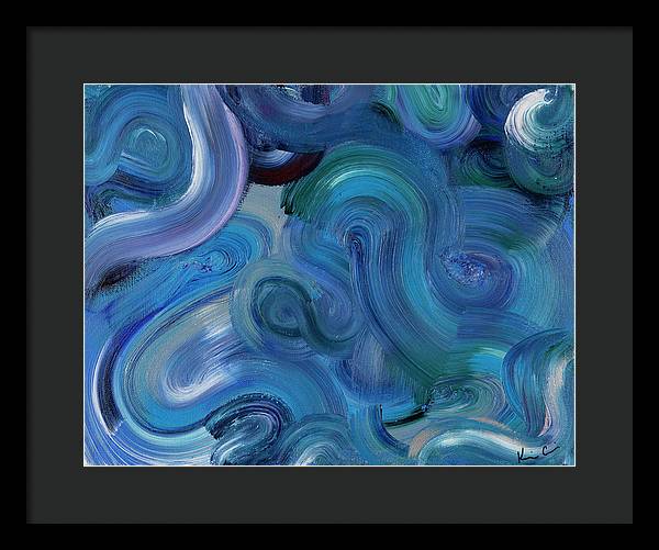 Blue Sea - Framed Print