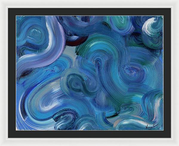 Blue Sea - Framed Print