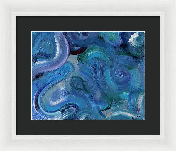 Blue Sea - Framed Print