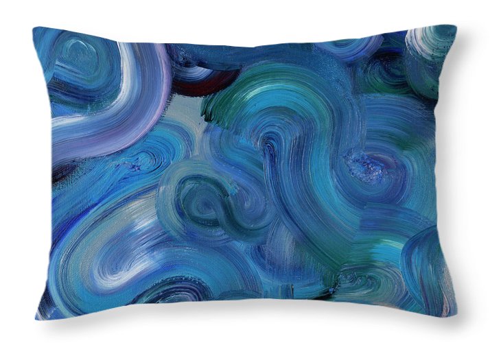 Blue Sea - Throw Pillow