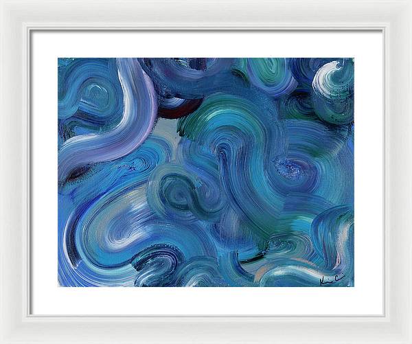 Blue Sea - Framed Print