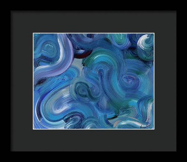 Blue Sea - Framed Print