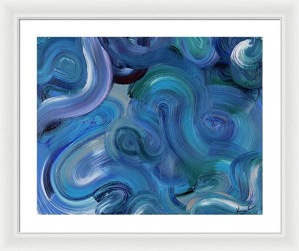 Blue Sea - Framed Print