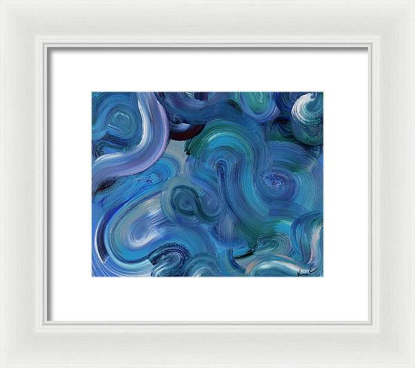 Blue Sea - Framed Print