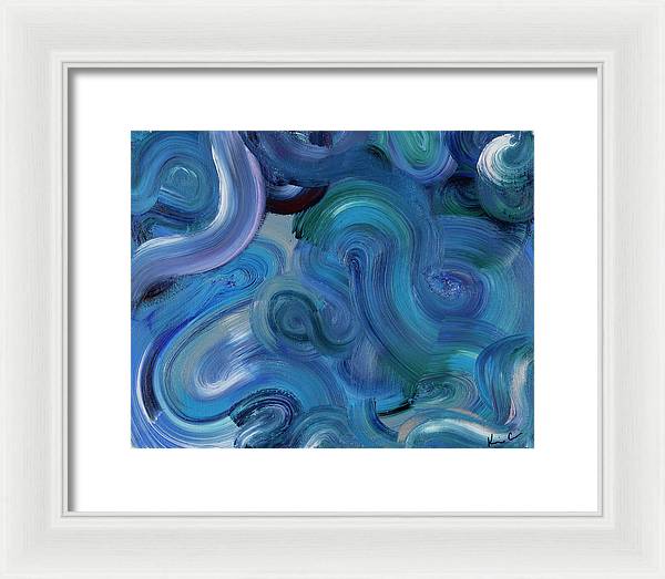 Blue Sea - Framed Print