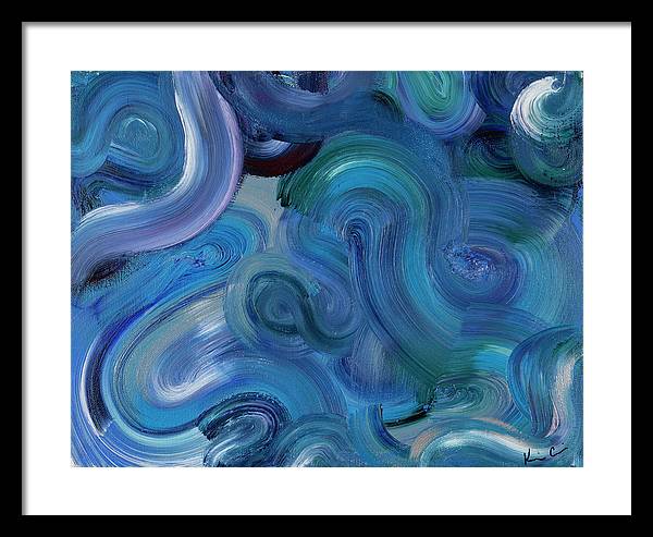 Blue Sea - Framed Print