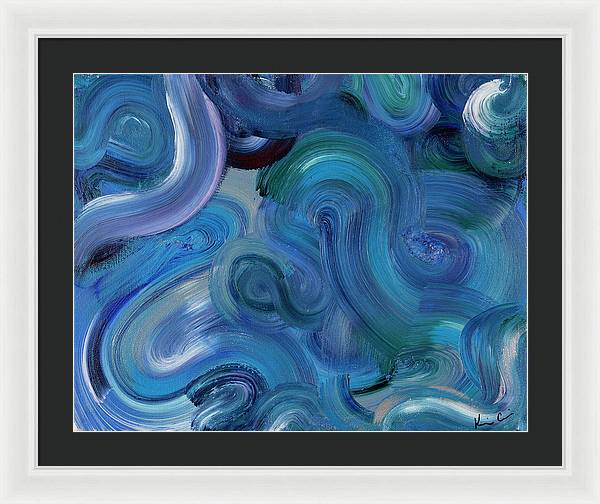 Blue Sea - Framed Print