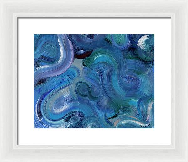 Blue Sea - Framed Print