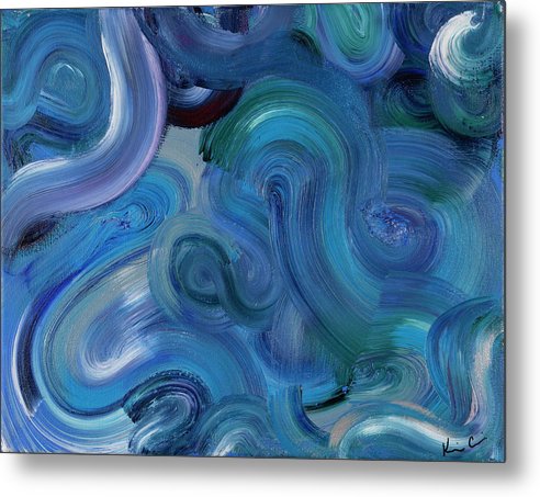 Blue Sea - Metal Print