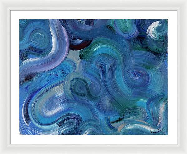 Blue Sea - Framed Print