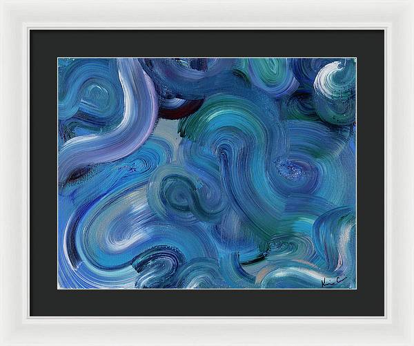 Blue Sea - Framed Print