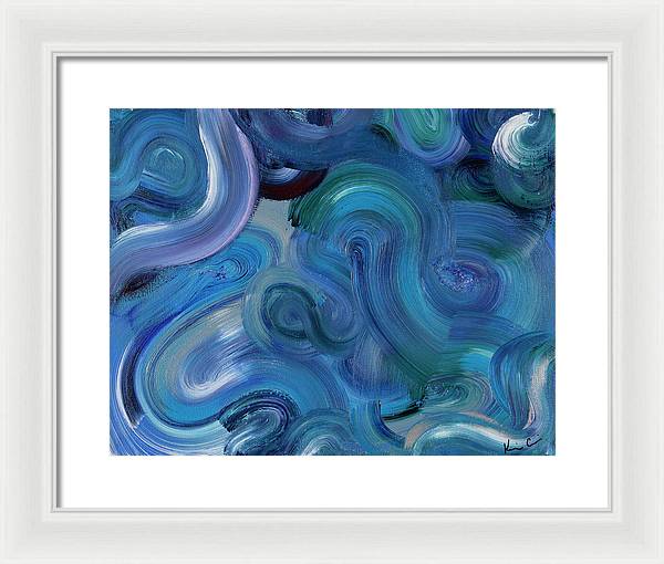 Blue Sea - Framed Print