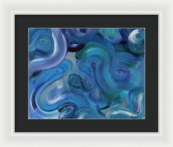 Blue Sea - Framed Print