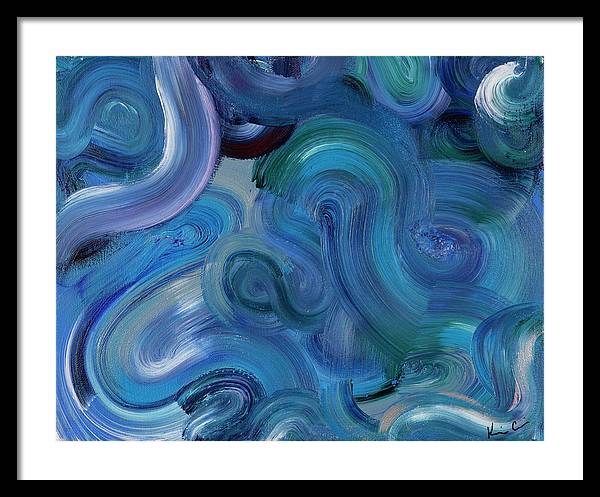 Blue Sea - Framed Print