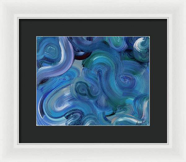 Blue Sea - Framed Print