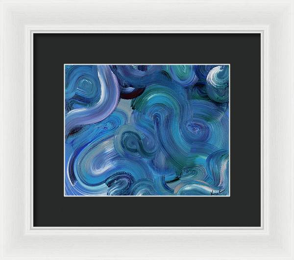 Blue Sea - Framed Print