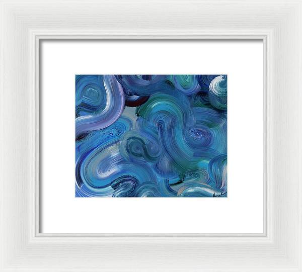 Blue Sea - Framed Print