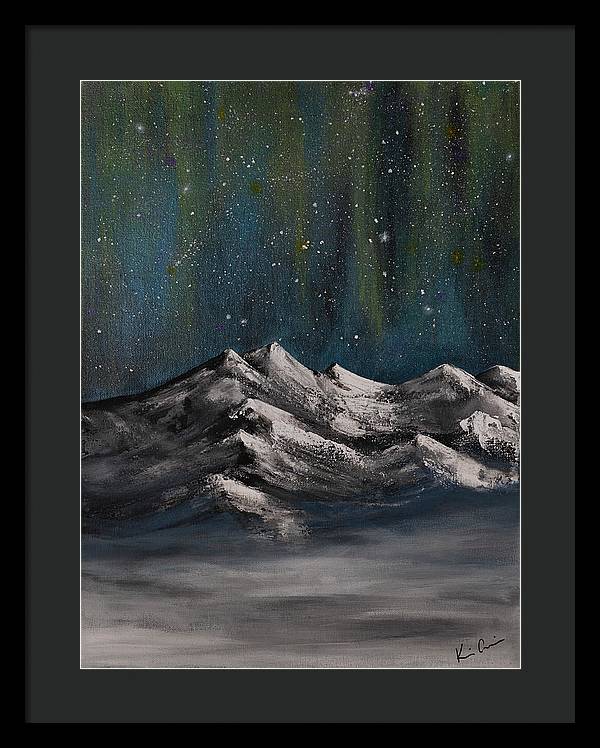 Celestial Peaks - Framed Print