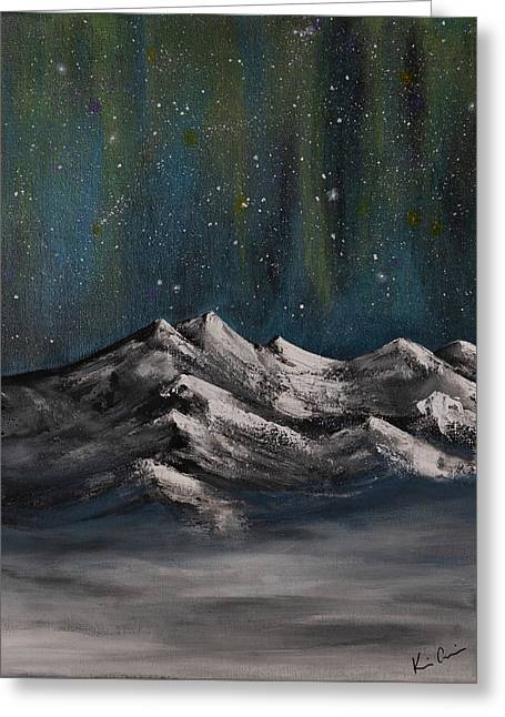 Celestial Peaks - Greeting Card