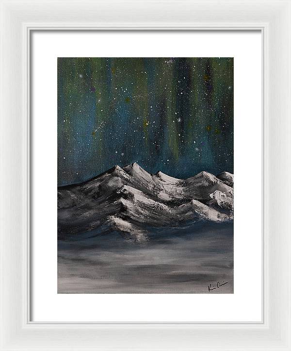 Celestial Peaks - Framed Print