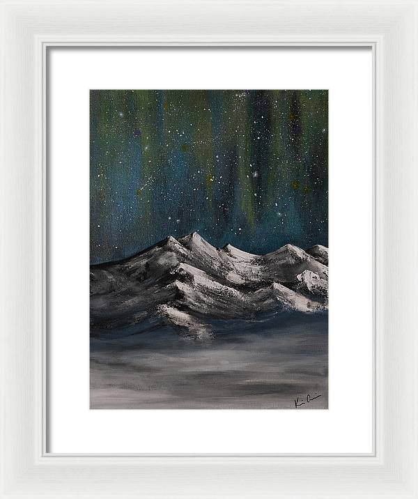 Celestial Peaks - Framed Print