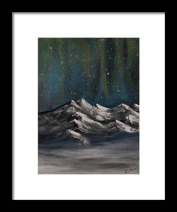 Celestial Peaks - Framed Print