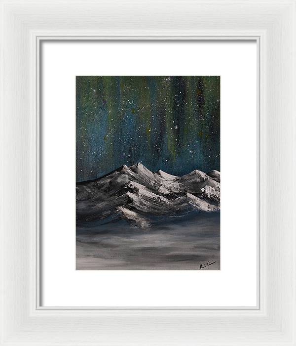 Celestial Peaks - Framed Print