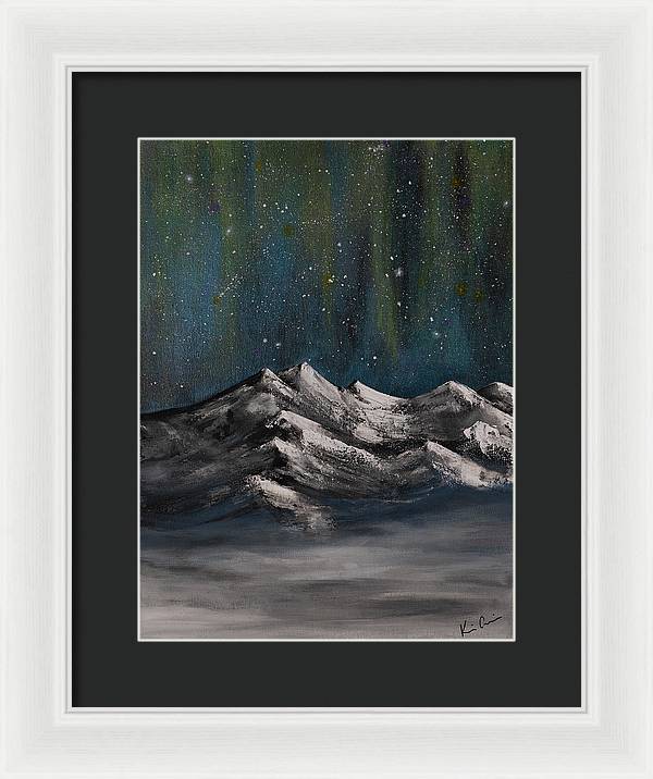 Celestial Peaks - Framed Print