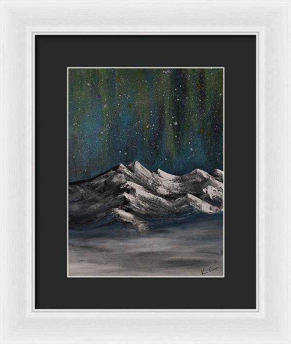 Celestial Peaks - Framed Print