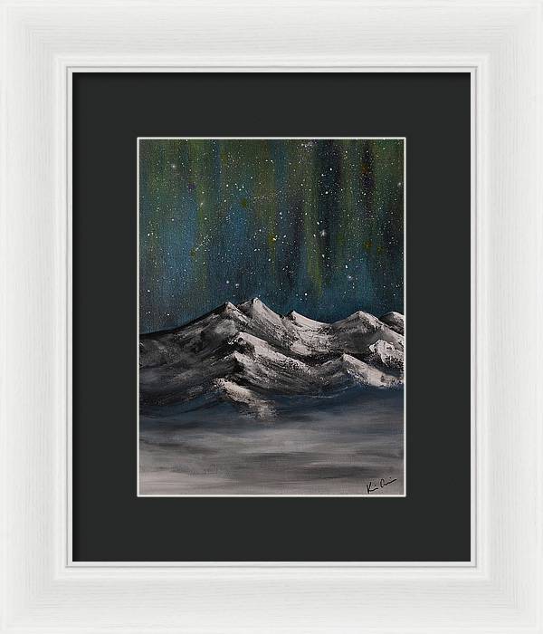 Celestial Peaks - Framed Print