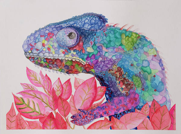 Chameleon - Heartwork Canvas Print - Art From The Heart