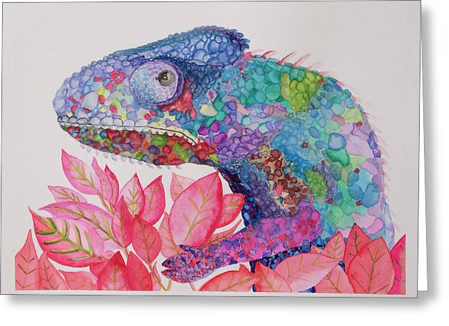 Chameleon - Greeting Card