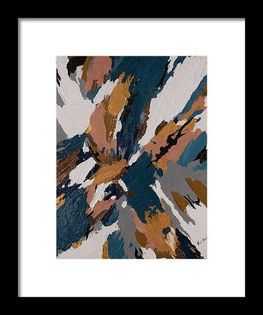 Cool Strokes - Canvas Print - Framed Print