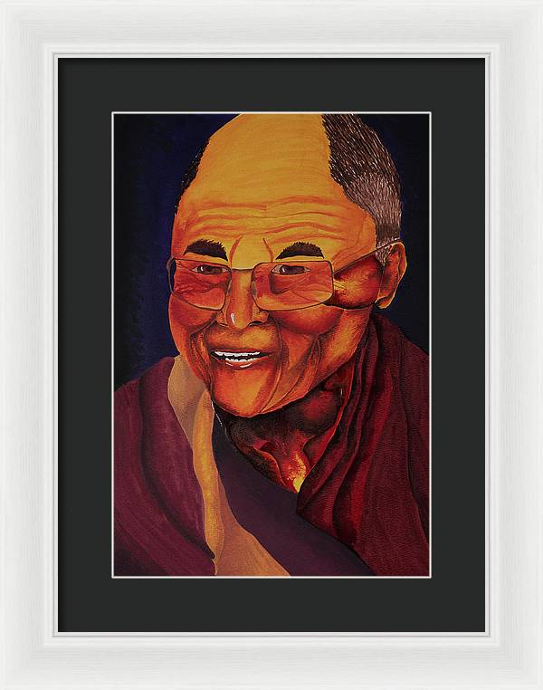 Dalai Lama - Framed Print