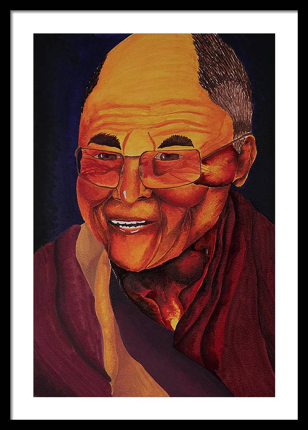 Dalai Lama - Framed Print