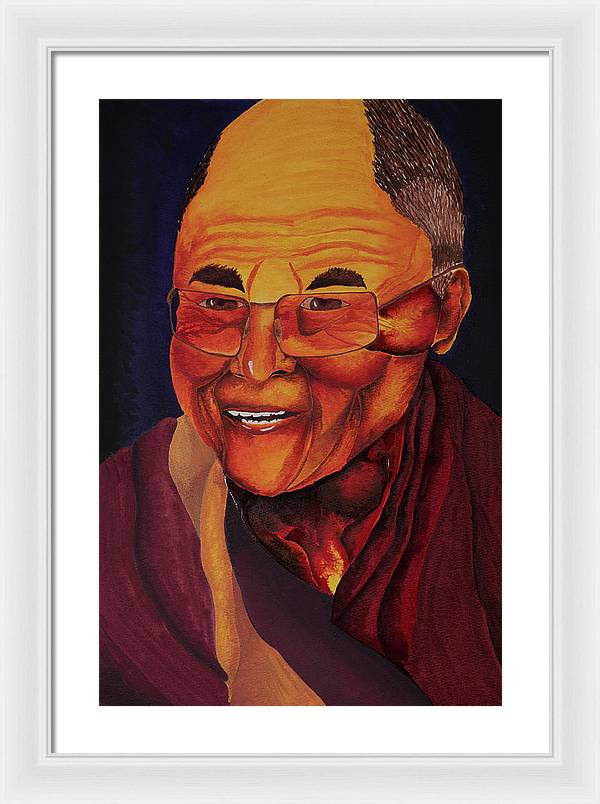 Dalai Lama - Framed Print