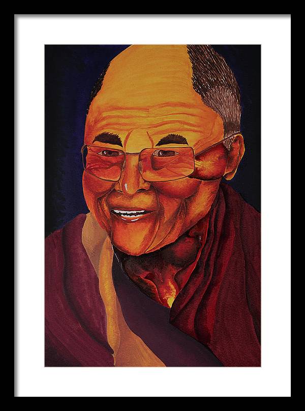 Dalai Lama - Framed Print