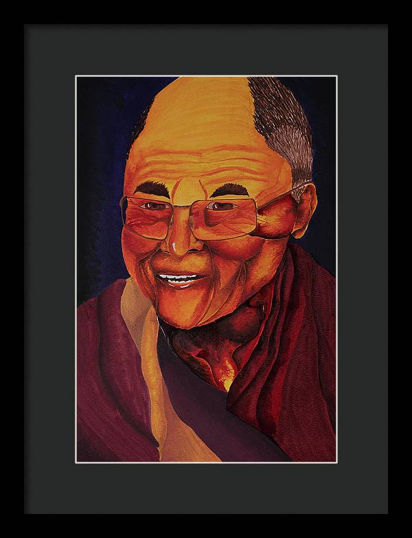 Dalai Lama - Framed Print