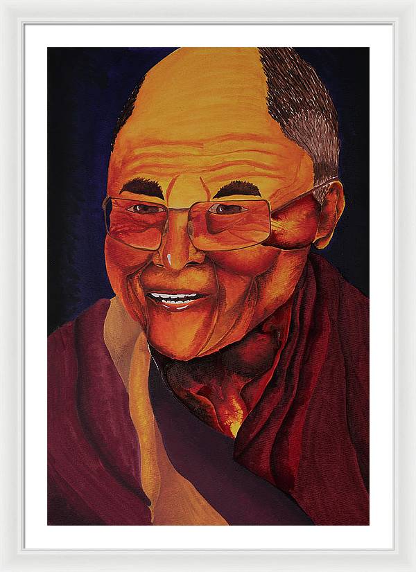 Dalai Lama - Framed Print