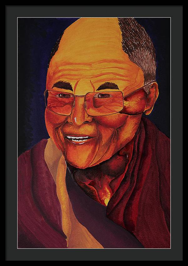 Dalai Lama - Framed Print