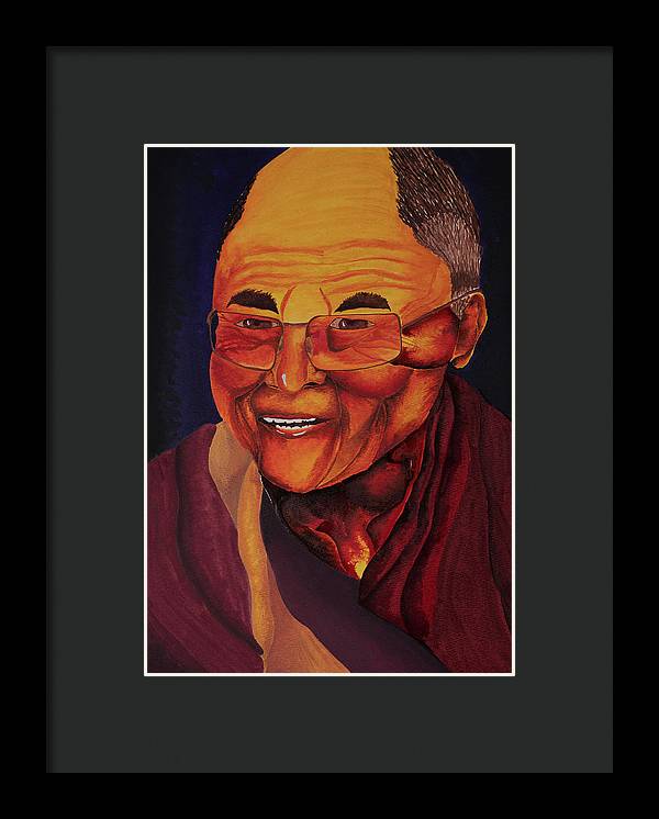 Dalai Lama - Framed Print