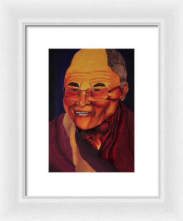 Dalai Lama - Framed Print