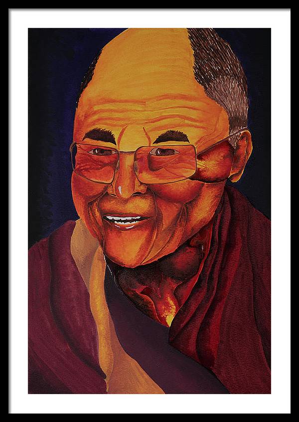 Dalai Lama - Framed Print