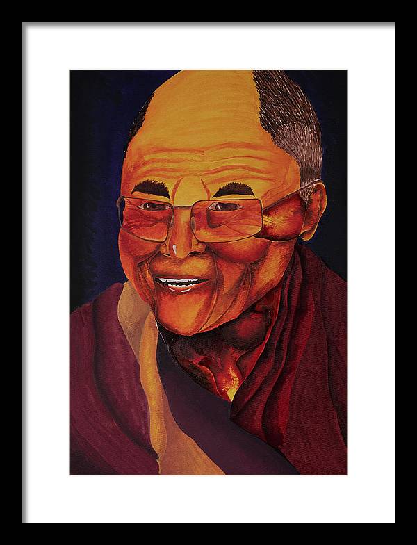 Dalai Lama - Framed Print