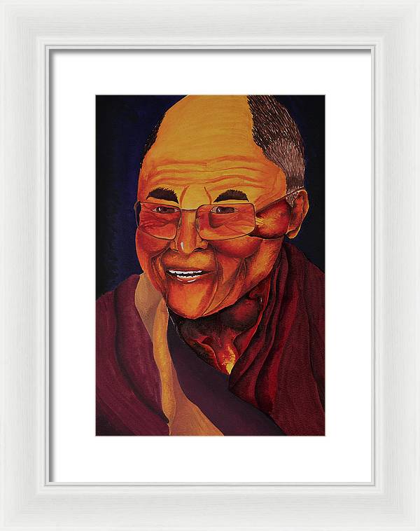 Dalai Lama - Framed Print