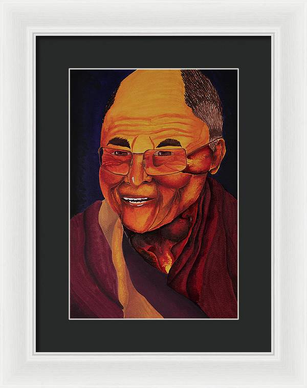 Dalai Lama - Framed Print