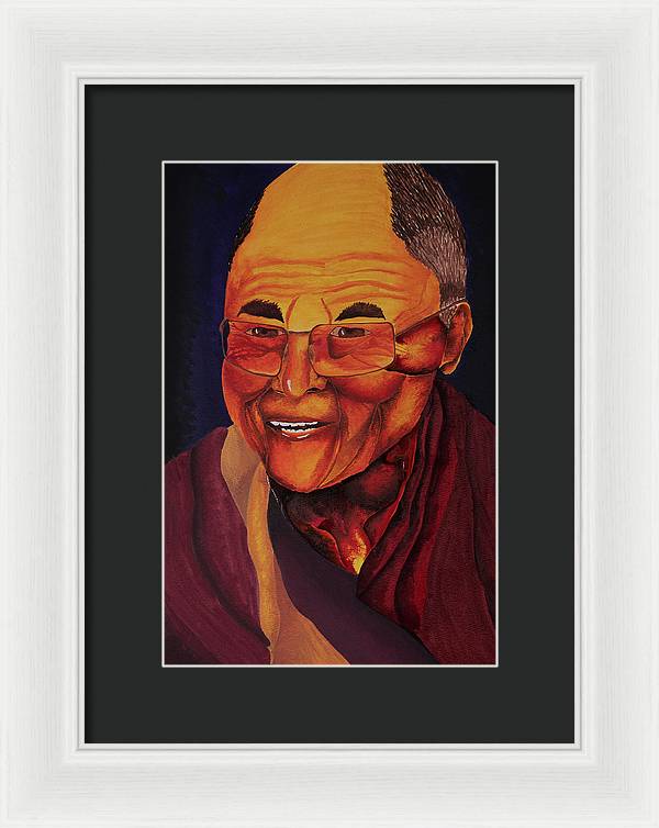 Dalai Lama - Framed Print