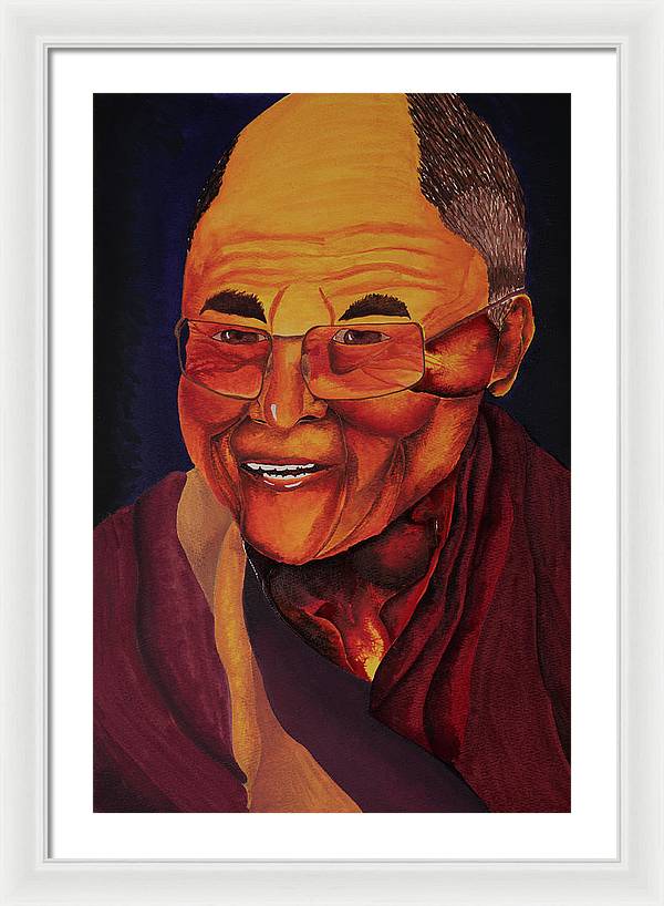 Dalai Lama - Framed Print