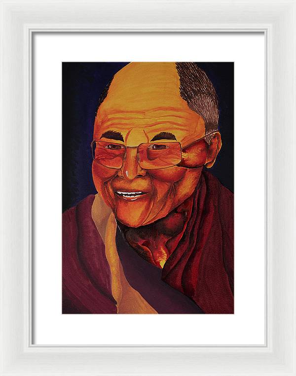 Dalai Lama - Framed Print